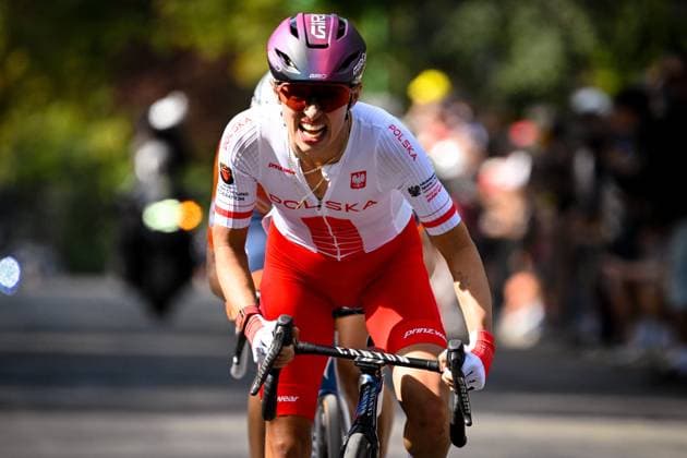 UCI 2026 Road World Championship, WM, Weltmeisterschaft Montreal 26 09 2026 MONTREAL, CANADA - SEPTEMBER 26 : Niewiadoma-phinney Katarzyna (POL) during the Women Elite cycling road race of the 2026 UCI Road World Championships 93th edition an UCI World Championships cycling race of 180.1 km with start in Montreal and finish in Montreal on September 26, 2026 in Montreal, Canada, 26 09 2026  Copyright: xZacxWilliams Swpix.Comx xPoolx