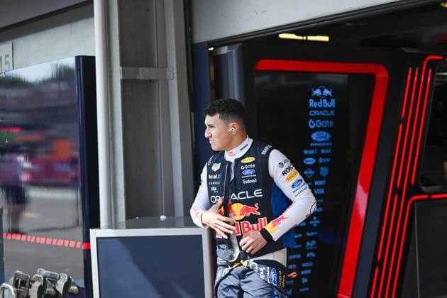 Isack Hadjar (FRA) - Oracle Red Bull Racing during the Friday s Sessions of Formula 1 Azerbaijan Grand Prix 2026 at Baku City Circuit in Baku, Azerbaijan. Round 17 of 24 of the 2026 FIA Formula One World Championship, WM, Weltmeisterschaft held September 24-26, 2026. The Baku City Circuit, one of the longest street circuits in Formula 1, combines a flat-out seafront section with the narrow old town walls. Formula 1 Azerbaijan Grand Prix 2026 - Round 17 of 24 - Baku City Circuit, Baku, Azerbaijan F1-2026-R17-AZE