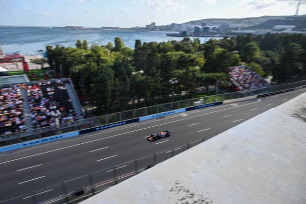 Isack Hadjar (FRA) - Oracle Red Bull Racing during the Friday s Sessions of Formula 1 Azerbaijan Grand Prix 2026 at Baku City Circuit in Baku, Azerbaijan. Round 17 of 24 of the 2026 FIA Formula One World Championship, WM, Weltmeisterschaft held September 24-26, 2026. The Baku City Circuit, one of the longest street circuits in Formula 1, combines a flat-out seafront section with the narrow old town walls. Formula 1 Azerbaijan Grand Prix 2026 - Round 17 of 24 - Baku City Circuit, Baku, Azerbaijan F1-2026-R17-AZE
