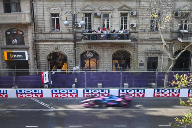 Pierre Gasly (FRA) - BWT Alpine F1 Team during the Friday s Sessions of Formula 1 Azerbaijan Grand Prix 2026 at Baku City Circuit in Baku, Azerbaijan. Round 17 of 24 of the 2026 FIA Formula One World Championship, WM, Weltmeisterschaft held September 24-26, 2026. The Baku City Circuit, one of the longest street circuits in Formula 1, combines a flat-out seafront section with the narrow old town walls. Formula 1 Azerbaijan Grand Prix 2026 - Round 17 of 24 - Baku City Circuit, Baku, Azerbaijan F1-2026-R17-AZE