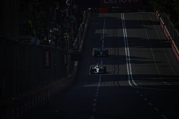 Valtteri Bottas (FIN) - Cadillac Formula 1 Team during the Race of Formula 1 Azerbaijan Grand Prix 2026 at Baku City Circuit in Baku, Azerbaijan. Round 17 of 24 of the 2026 FIA Formula One World Championship, WM, Weltmeisterschaft held September 24-26, 2026. The Baku City Circuit, one of the longest street circuits in Formula 1, combines a flat-out seafront section with the narrow old town walls. Formula 1 Azerbaijan Grand Prix 2026 - Round 17 of 24 - Baku City Circuit, Baku, Azerbaijan F1-2026-R17-AZE