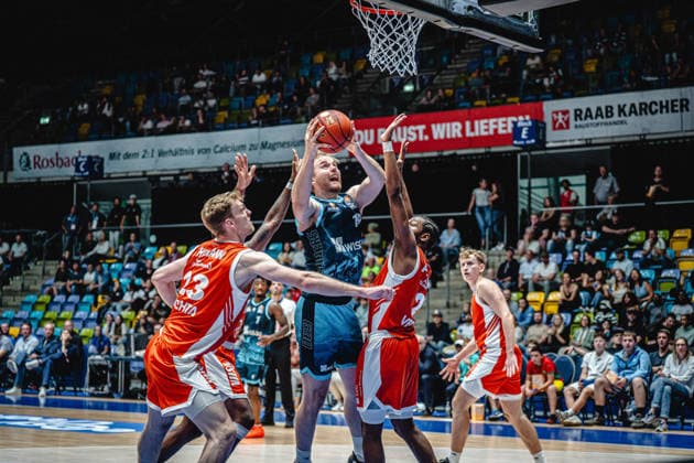 September 26, 2026, xhfmx, easyCredit BBL Bundesliga Basketball, Frankfurt Skyliners vs. Rasta Vechta, Till Pape, Skyliners Frankfurt, Frankfurt am Main