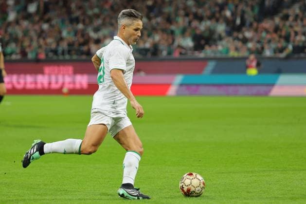 September 26, 2026, Soccer, FBL Men, Friendly Match, 100 Years of the Weserstadion, Werder Legends 2026 Showdown, Werder Legends vs. Real Madrid Leyendas, Diego, Werder Legends in Action, Photo: nordphoto GmbH, Tauchnitz, Bremen, Weserstadion, Bremen, Germany Copyright: xnordphotoxGmbHx xTauchnitzx