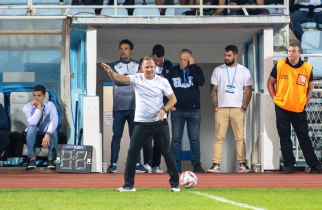 Soccer, Men s, 2026–2027 Season, Friendly Match, HNK Rijeka vs. 1. FC Union Berlin, Damir Kreilach s Farewell Match, Pictured: Coach Mauro Lustrinelli of 1. FC Union Berlin, September 26, 2026, Copyright: xMatthiasxKochx