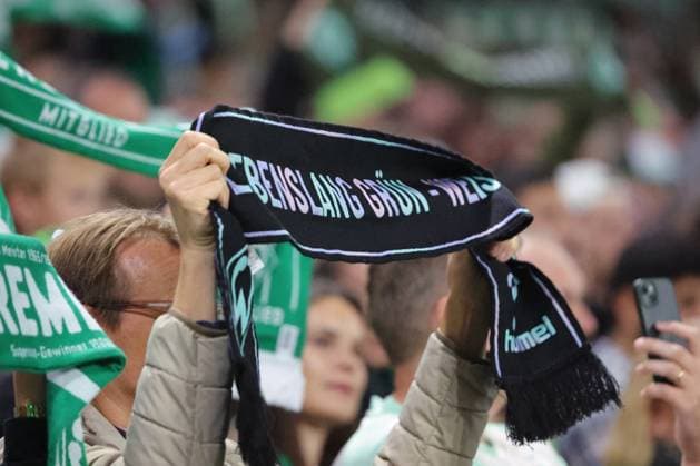 September 26, 2026, Soccer, FBL Men, Friendly Match, 100 Years of Weserstadion, Werder Legends Showdown 2026, Werder Legends vs. Real Madrid Leyendas, Flags, Banners, Atmosphere, Emotions, Fans, Werder Legends, Green and White for Life, Photo by nordphoto GmbH, Tauchnitz, Bremen, Weserstadion, Bremen, Germany Copyright: xnordphotoxGmbHx xTauchnitzx