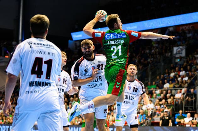 Magdeburg HBL 26 27 SC Magdeburg SG BBM Bietigheim Albin Lagergren SC Magdeburg Magdeburg Getec Arena Germany