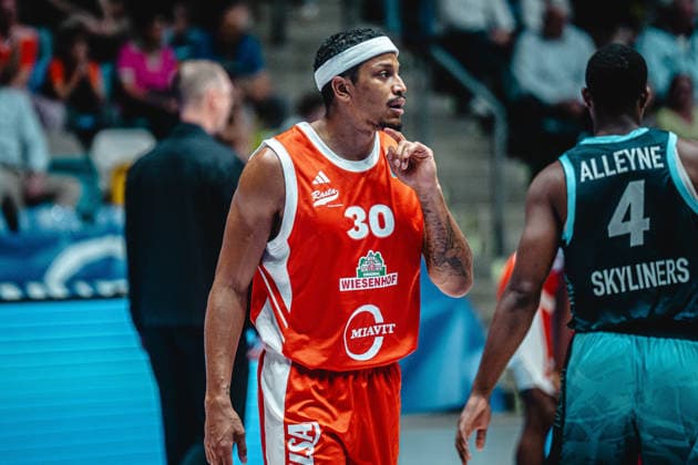 September 26, 2026, xhfmx, easyCredit BBL Bundesliga Basketball, Frankfurt Skyliners vs. Rasta Vechta, Nelson Weidemann, Rasta Vechta, Frankfurt am Main