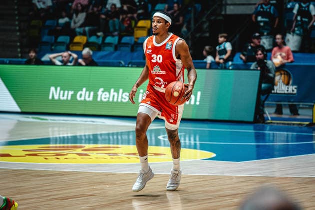 September 26, 2026, xhfmx, easyCredit BBL Bundesliga Basketball, Frankfurt Skyliners vs. Rasta Vechta, Nelson Weidemann, Rasta Vechta, Frankfurt am Main