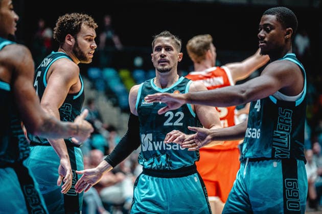 September 26, 2026, xhfmx, easyCredit BBL Bundesliga Basketball, Frankfurt Skyliners vs. Rasta Vechta, Thomas Klepeisz, Skyliners Frankfurt, Frankfurt am Main