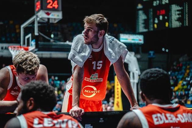 September 26, 2026, xhfmx, Basketball easyCredit BBL Bundesliga, Frankfurt Skyliners vs. Rasta Vechta, Linus Trettin, Rasta Vechta, Frankfurt am Main