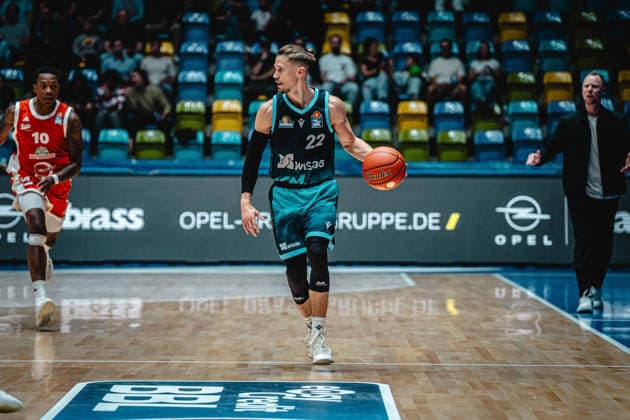 September 26, 2026, xhfmx, Basketball easyCredit BBL Bundesliga, Frankfurt Skyliners vs. Rasta Vechta, Thomas Klepeisz, Skyliners Frankfurt, Frankfurt am Main