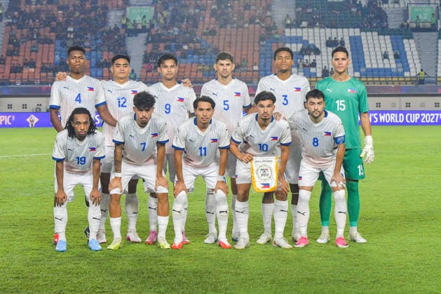 Vietnam v Philippines - FIFA ASEAN CUP 2026 The Philippine national team, Nationalteam poses before their match against the Vietnamese national team in the 2026 FIFA ASEAN Cup at SI Jalak Harupat Stadium in Bandung, West Java, Indonesia, on September 26, 2026. Vietnam wins the match 1-0. BANDUNG West Java Indonesia  Copyright: xKhairizalxMarisx originalFilename:maris-fifaasea260926_npFbQ.jpg