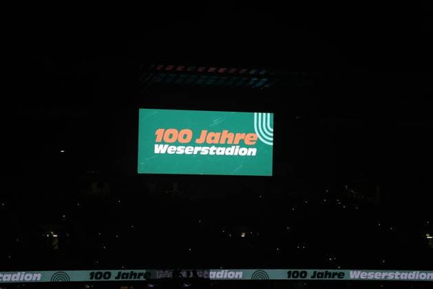 September 26, 2026, Soccer, FBL Men, Friendly Match, 100 Years of the Weserstadion, Werder Legends 2026 Showdown, Werder Legends vs. Real Madrid Leyendas, Scoreboard Feature, Impression: 100 Years of the Weserstadion, Photo by nordphoto GmbH, Tauchnitz, Bremen, Weserstadion, Bremen, Germany Copyright: xnordphotoxGmbHx xTauchnitzx