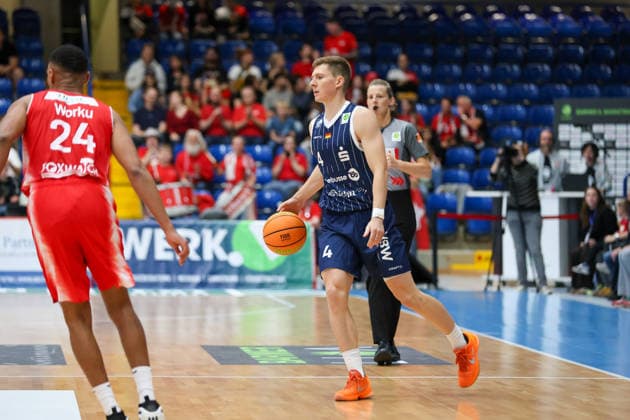 GER, Paderborn Baskets vs. VfL SparkassenStars Bochum, Basketball, ProA, Matchday 1, 2026–2027 Season, September 26, 2026, Niklas Geske, VfL SparkassenStars Bochum, GER, Paderborn Baskets vs. VfL SparkassenStars Bochum, Basketball, ProA, Matchday 1, 2026–2027 Season, September 26, 2026, Paderborn Baskets Copyright: xEibner-Pressefoto JavadxMohammadpourx EP_JMR
