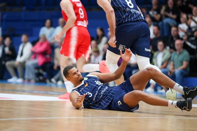 GER, Paderborn Baskets vs. VfL SparkassenStars Bochum, Basketball, ProA, Matchday 1, 2026–2027 Season, September 26, 2026, Gabriel Kuku, VfL SparkassenStars Bochum, GER, Paderborn Baskets vs. VfL SparkassenStars Bochum, Basketball, ProA, Matchday 1, 2026–2027 Season, September 26, 2026, Paderborn Baskets Copyright: xEibner-Pressefoto JavadxMohammadpourx EP_JMR