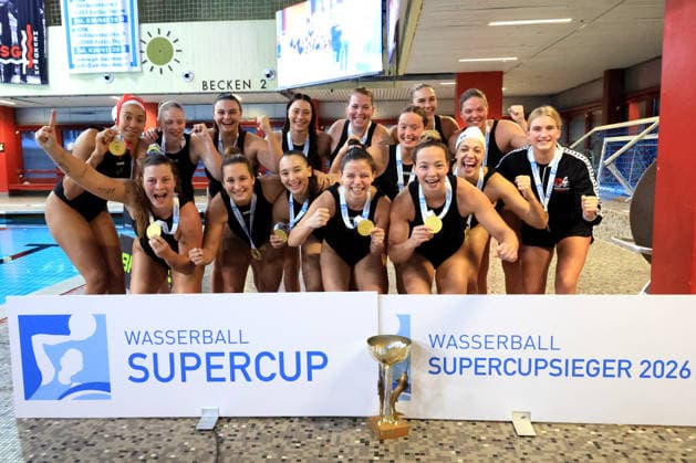 September 26, 2026, GER DEU, Germany, Women s Water Polo Super Cup, Spandau 04 vs. BW Bochum, 2026 Super Cup Champion: Spandau 04, nordphoto GmbH, Engler Berlin, Schoeneberg Swimming Pool, Berlin, Germany Copyright: xNordphotox xEnglerx
