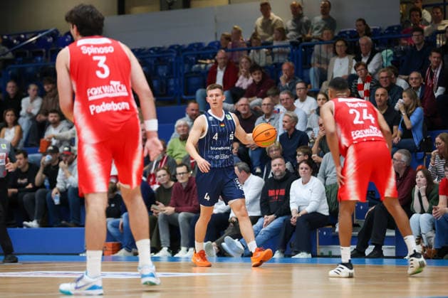 GER, Paderborn Baskets vs. VfL SparkassenStars Bochum, Basketball, ProA, Matchday 1, 2026–2027 Season, September 26, 2026, Niklas Geske, VfL SparkassenStars Bochum, GER, Paderborn Baskets vs. VfL SparkassenStars Bochum, Basketball, ProA, Matchday 1, 2026–2027 Season, September 26, 2026, Paderborn Baskets Copyright: xEibner-Pressefoto JavadxMohammadpourx EP_JMR