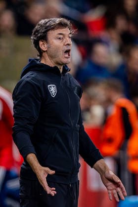 CZECHIA - CROATIA Head coach of Czechia Santi Denia during UEFA Nations League - League A - Group A3 - Matchday 1 - football match between Czechia and Croatia. Fortuna Arena, Eden, Stadion, Prague, Czechia September 26, 2026. Photo by Branislav Racko Copyright: xx 080A9159