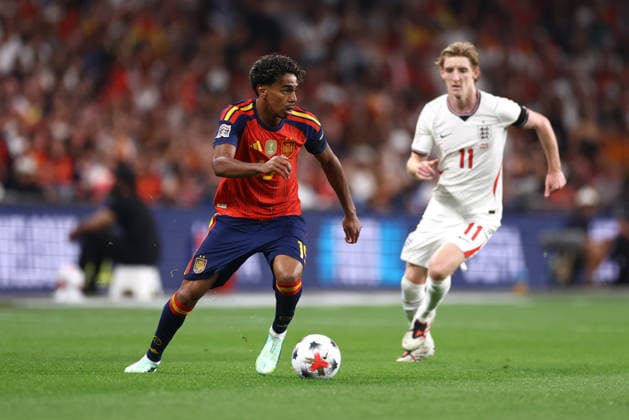 England gegen Spanien, 26. September 2026, London – UEFA Nations League: England gegen Spanien – Lamine Yamal aus Spanien – Foto: Jacques Feeney – Abseits – London, Großbritannien  Copyright: xJacquesxFeeneyx xOffsidexOffside