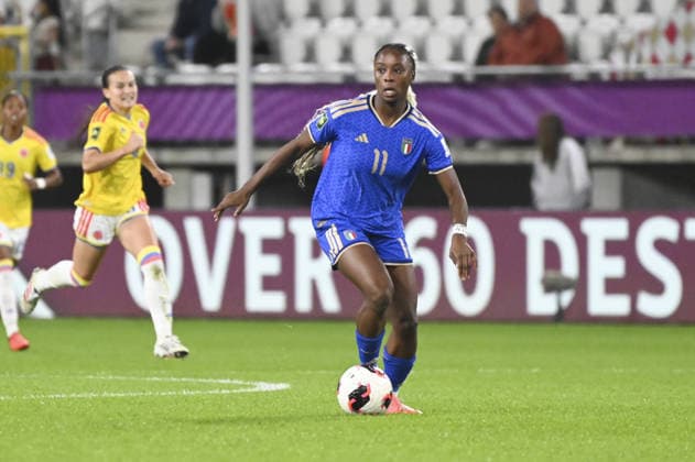 IPA89005290 - Karen Appiah (ITA) during the third-place match of the FIFA U-20 Women s World Cup between Italy and Colombia, in Lodz, Poland, on September 26, 2026  Copyright: xMichalxDubiel IPAxSportx xx IPA89005290