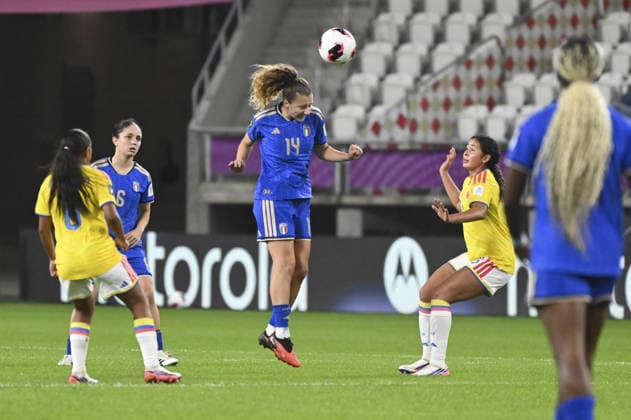 IPA89005420 - Sofia Testa (ITA) during the third-place match of the FIFA U-20 Women s World Cup between Italy and Colombia, in Lodz, Poland, on September 26, 2026  Copyright: xMichalxDubiel IPAxSportx xx IPA89005420