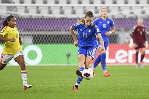 IPA89005423 - Sofia Testa (ITA) during the third-place match of the FIFA U-20 Women s World Cup between Italy and Colombia, in Lodz, Poland, on September 26, 2026  Copyright: xMichalxDubiel IPAxSportx xx IPA89005423