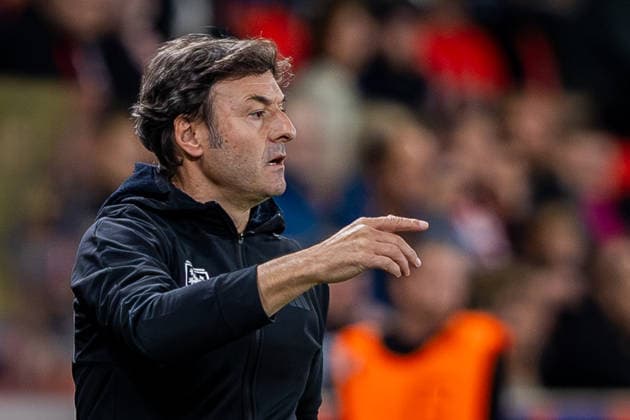 CZECHIA - CROATIA Head coach of Czechia Santi Denia during UEFA Nations League - League A - Group A3 - Matchday 1 - football match between Czechia and Croatia. Fortuna Arena, Eden, Stadion, Prague, Czechia September 26, 2026. Photo by Branislav Racko Copyright: xx 080A8628