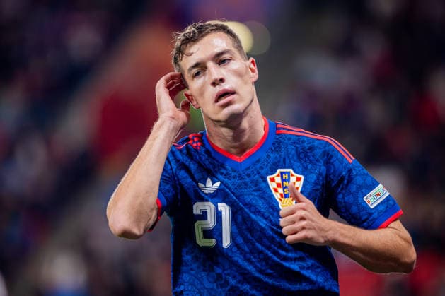 CZECHIA - CROATIA Luka Sucic of Croatia and Real Sociedad during UEFA Nations League - League A - Group A3 - Matchday 1 - football match between Czechia and Croatia. Fortuna Arena, Eden, Stadion, Prague, Czechia September 26, 2026. Photo by Branislav Racko Copyright: xx 080A8775