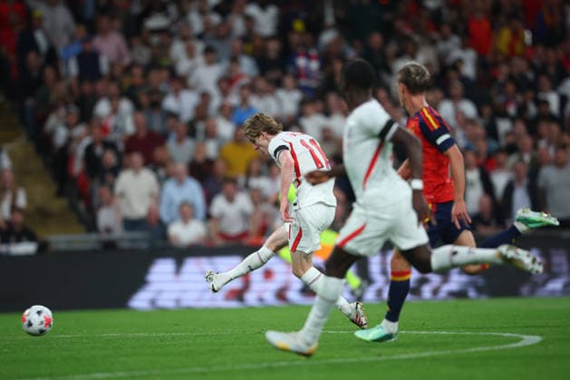 England v Spain - UEFA Nations League 2026 27 Group A3 MD1 Anthony Gordon of England scores equalizing goal during the UEFA Nations League 2026 27 group phase match between England and Spain at Wembley Stadium on September 26, 2026 in London, England. London Wembley Stadium England United Kingdom Copyright: xAllstarxPicturexLibraryxLtdx