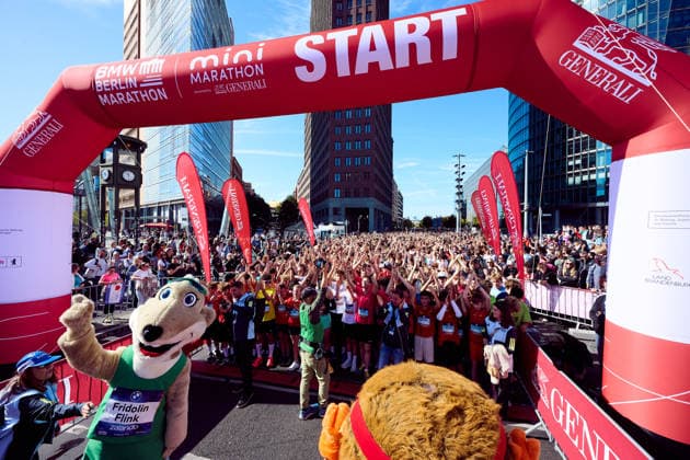 Generali Mini Marathon for Schools, Start at Potsdamer Platz, Scene from the Event, GER, BMW Berlin Marathon 2026, Mini Marathon for Berlin Schools, September 26, 2026, GER, BMW Berlin Marathon 2026, Berlin Schools Mini Marathon, September 26, 2026, Berlin Copyright: xEibner-Pressefotox xClaudiusxRauchx EP_CRH