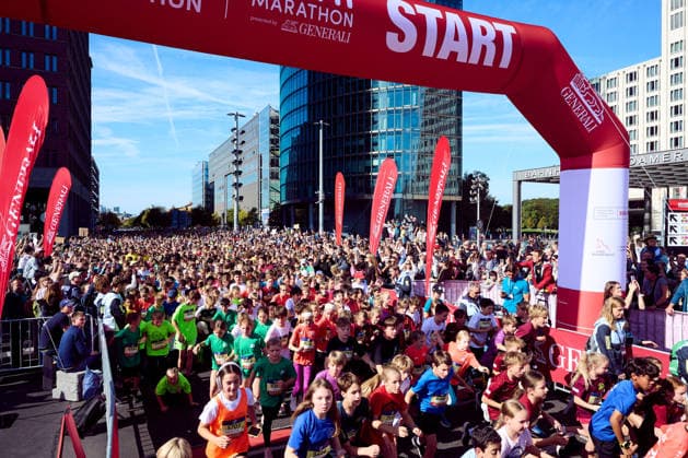 Generali Mini Marathon for Schools, Start at Potsdamer Platz, Scene from the Event, GER, BMW Berlin Marathon 2026, Mini Marathon for Berlin Schools, September 26, 2026, GER, BMW Berlin Marathon 2026, Berlin Schools Mini Marathon, September 26, 2026, Berlin Copyright: xEibner-Pressefotox xClaudiusxRauchx EP_CRH