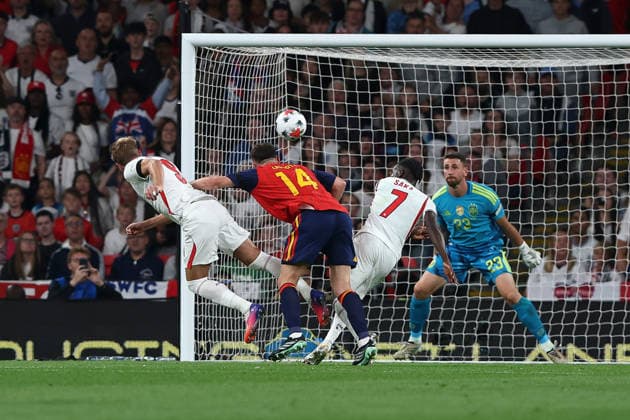 England v Spain, UEFA Nations League GOAL 2-1 Harry Kane of England scores a header during the England v Spain UEFA Nations League A Group 3 match at Wembley Stadium, London, England on 26 September 2026 Credit: Ian Stephen Every Second Media Editorial use only. All images are copyright Every Second Media Limited. No images may be reproduced without prior permission. Copyright: xIMAGO EveryxSecondxMediax ESM-2186-0026 IanxStephenx xEveryxSecondxMediax