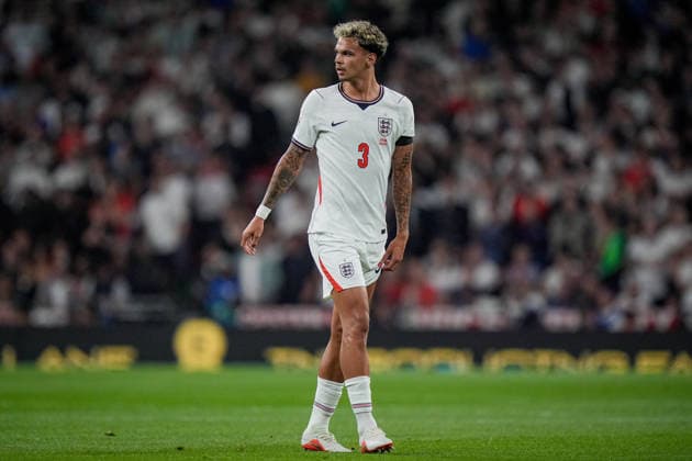 UEFA Nations League: England v Spain Nico O™Reilly of England in action during the UEFA Nations League match England vs Spain at Wembley Stadium, London, United Kingdom on 26 September 2026 (Photo by Maynard Manyowa News Images) London Wembley Stadium Greater London United Kingdom Copyright: xMaynardxManyowa NewsxImagesx