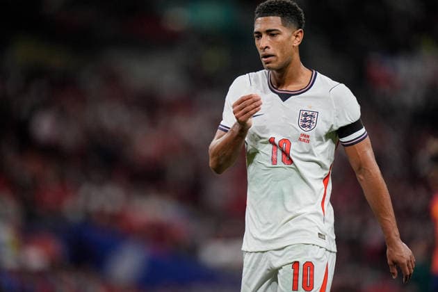 UEFA Nations League: England v Spain Jude Bellingham of England dejected during the UEFA Nations League match England vs Spain at Wembley Stadium, London, United Kingdom on 26 September 2026 (Photo by Maynard Manyowa News Images) London Wembley Stadium Greater London United Kingdom Copyright: xMaynardxManyowa NewsxImagesx