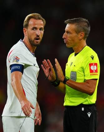Harry Kane of England unhappy with referee Davide Massa England v Spain, UEFA Nations League, Football, Wembley Stadium, London, UK - 26 Sep 2026London Wembley Stadium United Kingdom  Copyright: xJavierxGarcia Shutterstockx 17171102an