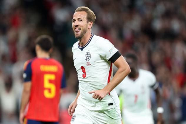 Harry Kane of England celebrates scoring his team s second goal of the match England v Spain, UEFA Nations League 2026 27 Group A3, Football, Wembley Stadium, London, UK, 26 09 2026 - 26 Sep 2026London Wembley Stadium England United Kingdom  Copyright: xHanc WiredxPhotos Shutterstockx 17171296aj