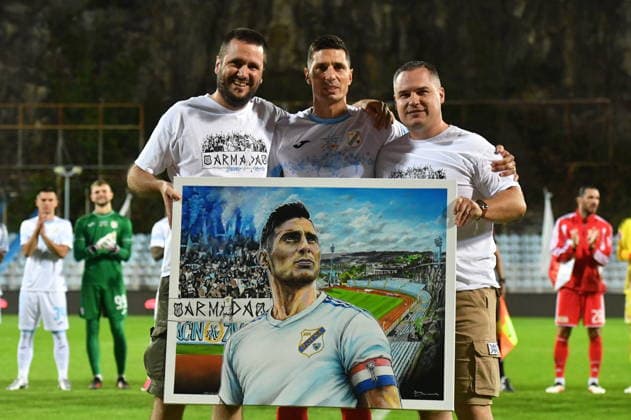 Rijeka, 260926. Kantrida Stadium. Friendly football match, HNK Rijeka vs. 1. FC Union Berlin; Damir Kreilach s farewell match. Pictured: Damir Kreilach. Photo: Damir Skomrlj CROPIX Copyright: xxDamirxSkomrljx rijeka_berlin3-260926