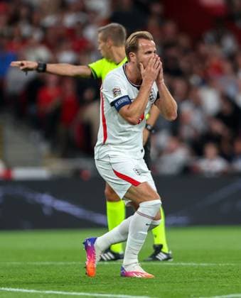 Harry Kane of England after missing a chance England v Spain, UEFA Nations League 2026 27 Group A3, Football, Wembley Stadium, London, UK, 26 09 2026 - 26 Sep 2026London Wembley Stadium England United Kingdom  Copyright: xHanc WiredxPhotos Shutterstockx 17171296ar
