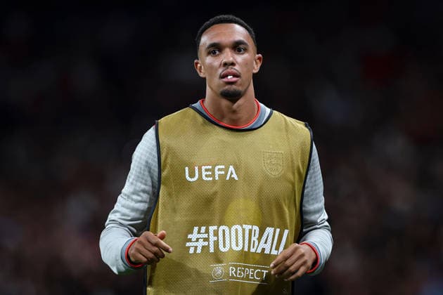 England v Spain, UEFA Nations League Trent Alexander-Arnold of England warming-up during the England v Spain UEFA Nations League A Group 3 match at Wembley Stadium, London, England on 26 September 2026 Credit: Ian Stephen Every Second Media Editorial use only. All images are copyright Every Second Media Limited. No images may be reproduced without prior permission. Copyright: xIMAGO EveryxSecondxMediax ESM-2186-0027 IanxStephenx xEveryxSecondxMediax