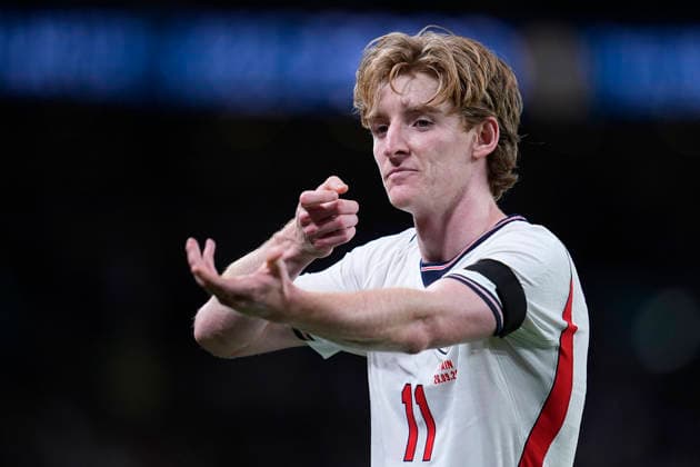 September 26, 2026, London, London, England: Anthony Gordon of England celebrates after scoring his team s first goal during the UEFA Nations League 2026 27 League Phase MD1 Group A3 match between England and Spain at Wembley Stadium on September 26, 2026, in London, England. England V Spain - UEFA Nations League 2026 27 League Phase MD1 Group A3  - ZUMAa181 20260926_zaa_a181_151 Copyright: xDennisxAgyemanx