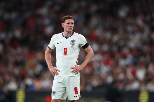 UEFA Nations League: England v Spain LONDON, UK - 26th Sept 2026: Elliot Anderson of England during the UEFA Nations League League A Group 3 match between England and Spain at Wembley Stadium London Wembley Stadium England United Kingdom Copyright: xCraigxMercerx xPeakxActionxPhotosx