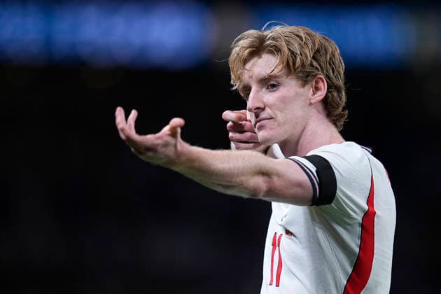 September 26, 2026, London, London, England: Anthony Gordon of England celebrates after scoring his team s first goal during the UEFA Nations League 2026 27 League Phase MD1 Group A3 match between England and Spain at Wembley Stadium on September 26, 2026, in London, England. London England - ZUMAa181 20260926_zaa_a181_152 Copyright: xDennisxAgyemanx