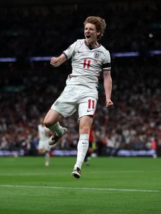 Anthony Gordon of England celebrates after he scores an equalising goal to make it 1-1 England v Spain - UEFA Nations League - League A - Group 3. Football. Wembley Stadium, London, UK. 26 SEP 2026Wembley Wembley Stadium LONDON United Kingdom  Copyright: xJASONPIX Shutterstockx 17171351d