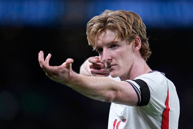 September 26, 2026, London, London, England: Anthony Gordon of England celebrates after scoring his team s first goal during the UEFA Nations League 2026 27 League Phase MD1 Group A3 match between England and Spain at Wembley Stadium on September 26, 2026, in London, England. London England - ZUMAa181 20260926_zaa_a181_154 Copyright: xDennisxAgyemanx