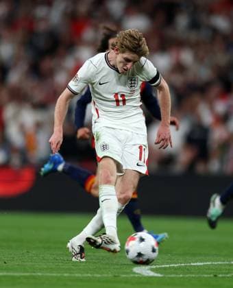 Anthony Gordon of England scores an equalising goal to make it 1-1 England v Spain - UEFA Nations League - League A - Group 3. Football. Wembley Stadium, London, UK. 26 SEP 2026Wembley Wembley Stadium LONDON United Kingdom  Copyright: xJASONPIX Shutterstockx 17171351i