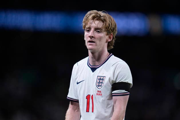 September 26, 2026, London, London, England: Anthony Gordon of England celebrates after scoring his team s first goal during the UEFA Nations League 2026 27 League Phase MD1 Group A3 match between England and Spain at Wembley Stadium on September 26, 2026, in London, England. London England - ZUMAa181 20260926_zaa_a181_157 Copyright: xDennisxAgyemanx