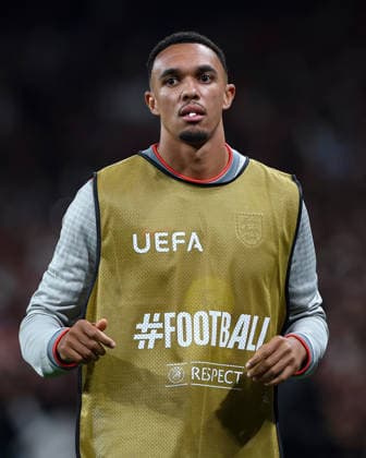 England v Spain, UEFA Nations League Trent Alexander-Arnold of England warming-up during the England v Spain UEFA Nations League A Group 3 match at Wembley Stadium, London, England on 26 September 2026 Credit: Ian Stephen Every Second Media Editorial use only. All images are copyright Every Second Media Limited. No images may be reproduced without prior permission. Copyright: xIMAGO EveryxSecondxMediax ESM-2186-0032 IanxStephenx xEveryxSecondxMediax