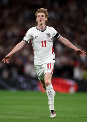 Anthony Gordon of England celebrates after he scores an equalising goal to make it 1-1 England v Spain - UEFA Nations League - League A - Group 3. Football. Wembley Stadium, London, UK. 26 SEP 2026Wembley Wembley Stadium LONDON United Kingdom  Copyright: xJASONPIX Shutterstockx 17171351ae