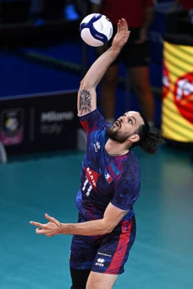 Db Milano 26 09 2026 - Campionato Europeo Pallavolo maschile finale Francia-Polonia foto Daniele Buffa Image nella foto: Antoine Brizard 