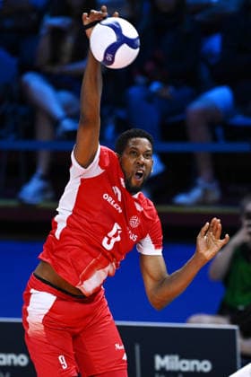Db Milano 26 09 2026 - Campionato Europeo Pallavolo maschile finale Francia-Polonia foto Daniele Buffa Image nella foto: Wilfredo Leon Venero 